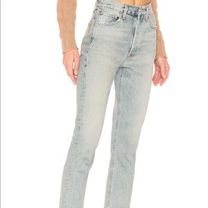 Riley high rise crop Jean in vanished size 24